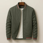 Bomber Jacket for Men - Lightweight Nylon Design - Casual Outerwear