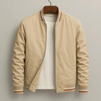 Bomber Jacket for Men - Lightweight Nylon Design - Casual Outerwear