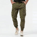 Men's Lightweight Cotton Blend Cargo Joggers | Urban Casual Style