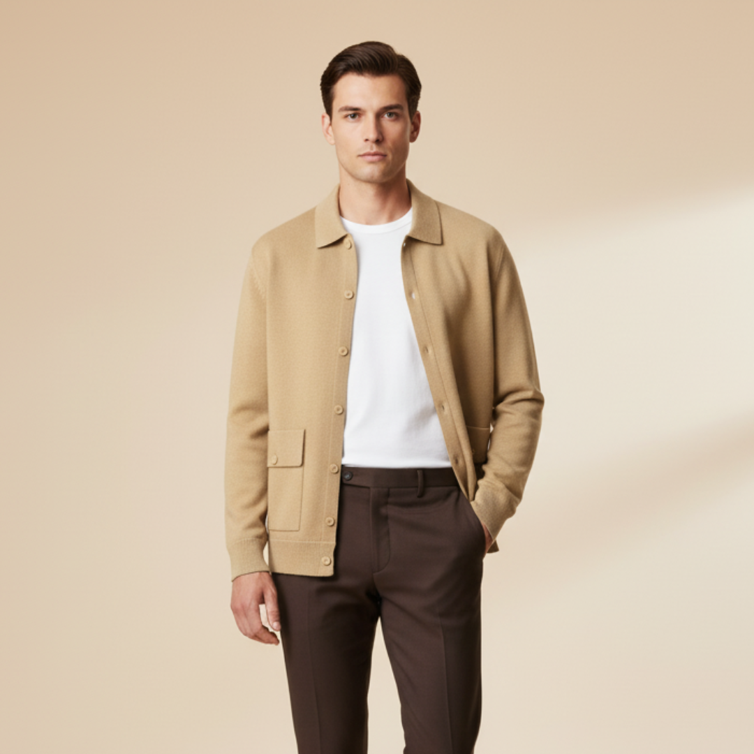 Cashmere Jacket | 100% Pure Cashmere | Classic Fall Outerwear | Warm Layer for Cool Weather