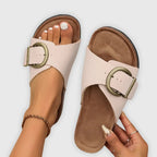 Casual Women's Buckle Sandals - Comfortable Summer Footwear for Everyday Wear