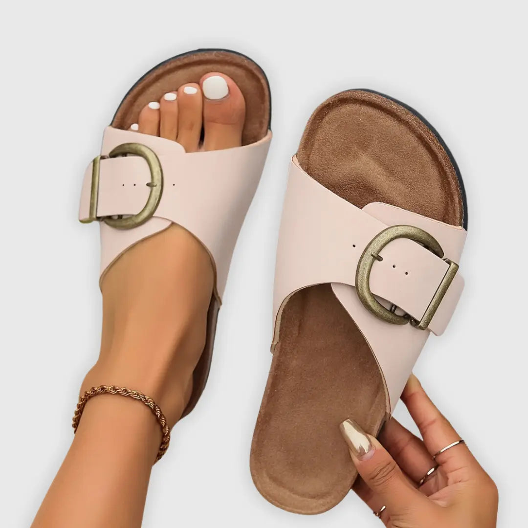 Casual Women's Buckle Sandals - Comfortable Summer Footwear for Everyday Wear