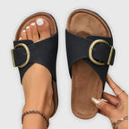 Casual Women's Buckle Sandals - Comfortable Summer Footwear for Everyday Wear