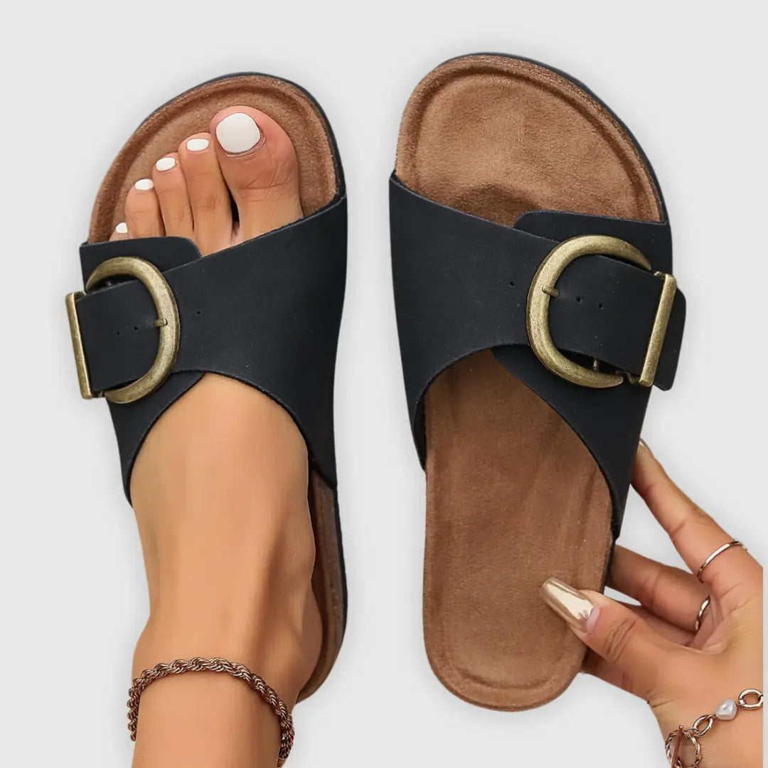 Casual Women's Buckle Sandals - Comfortable Summer Footwear for Everyday Wear