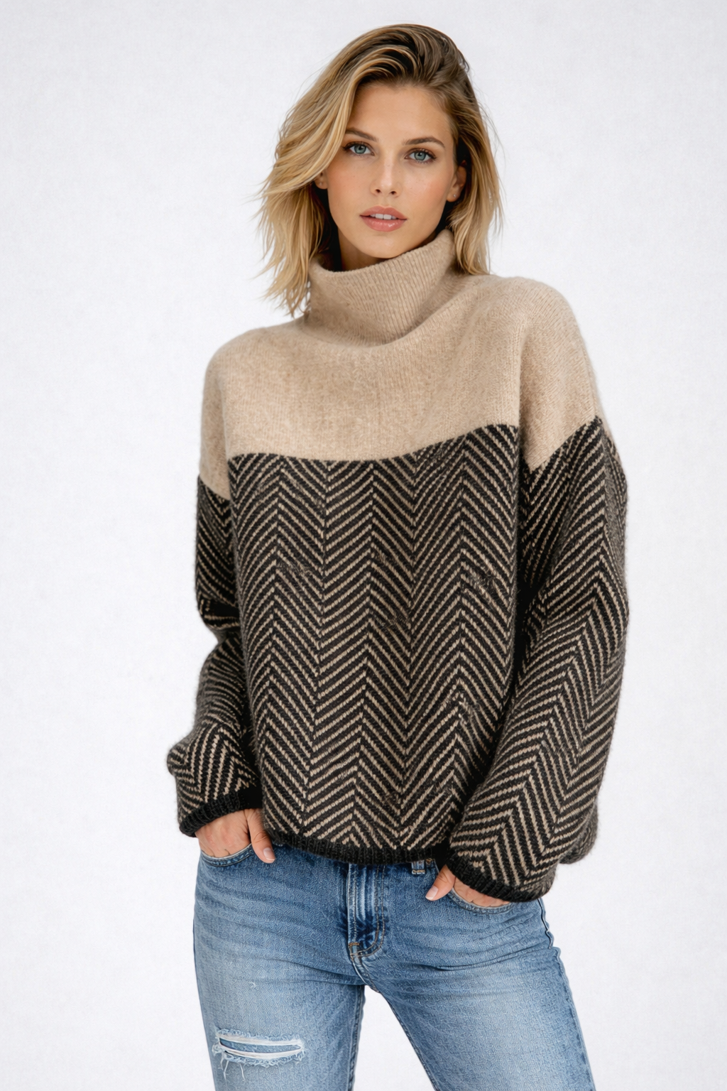 Couture Turtleneck – Casual Wear, Office Style