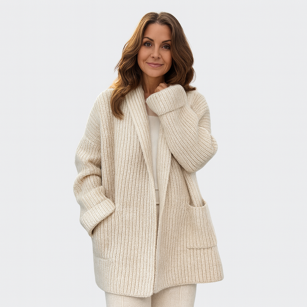 Relaxed Cashmere Cardigan – Casual Wear, Cozy Layering