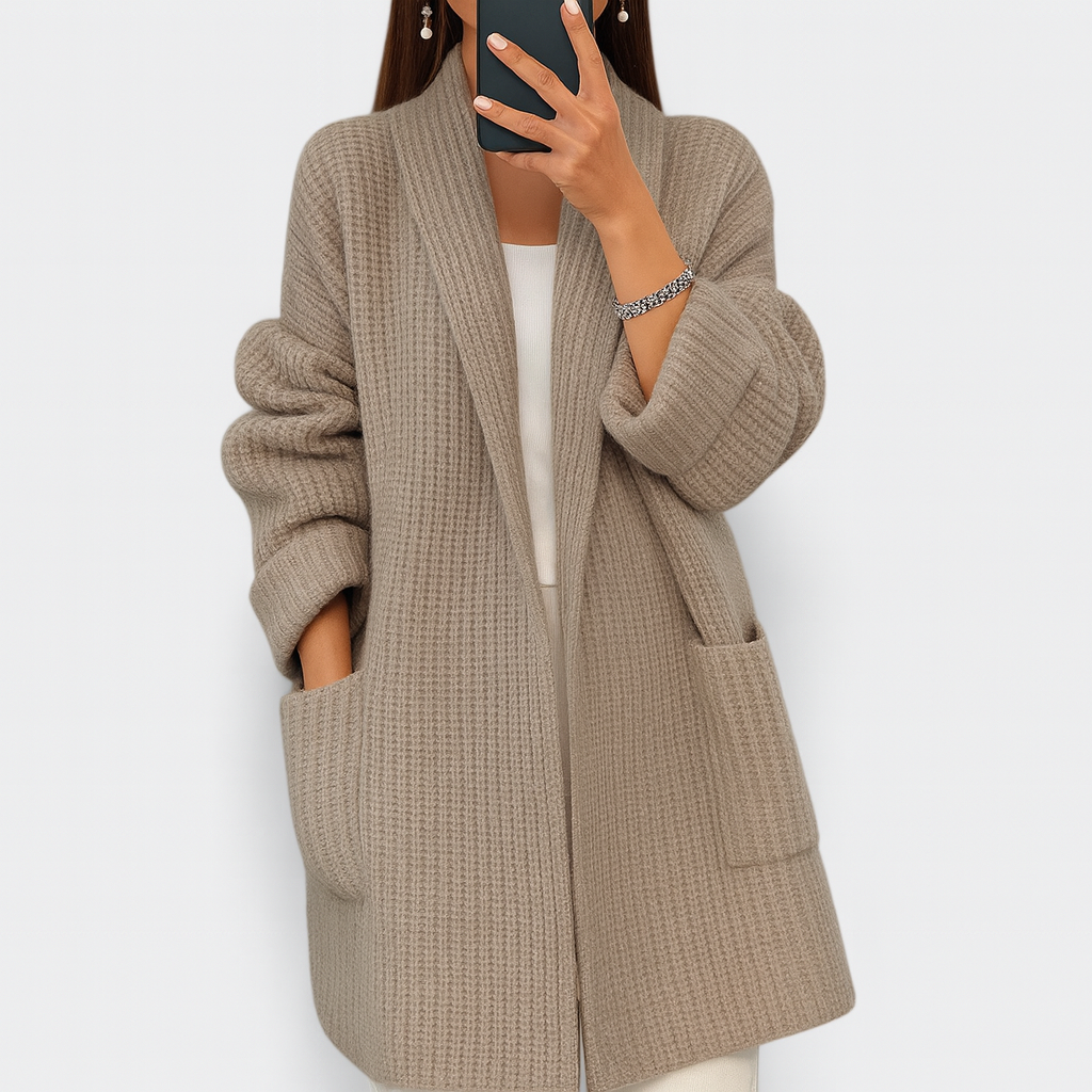 Relaxed Cashmere Cardigan – Casual Wear, Cozy Layering