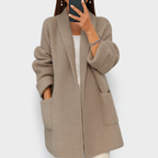 Relaxed Cashmere Cardigan – Casual Wear, Cozy Layering