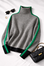 Contrast Stripe Pullover – Casual Wear, Everyday Style