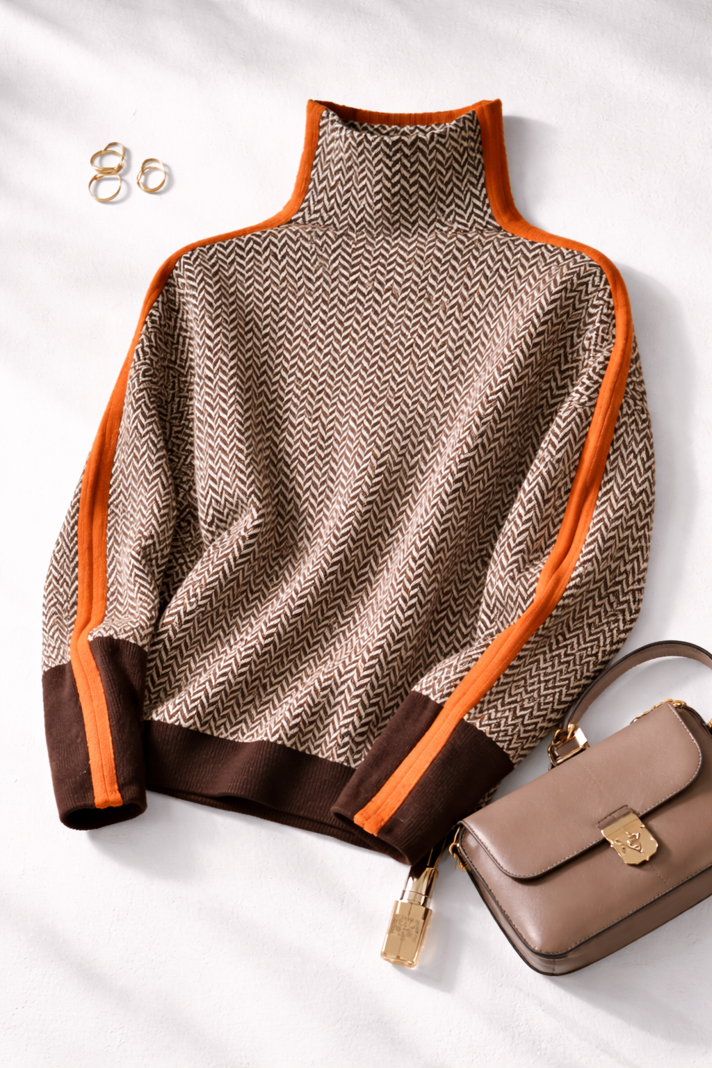 Contrast Stripe Pullover – Casual Wear, Everyday Style