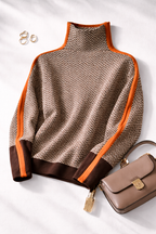 Contrast Stripe Pullover – Casual Wear, Everyday Style