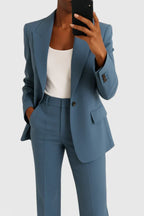 Elegant Two-Piece Suit Set – Office, Casual