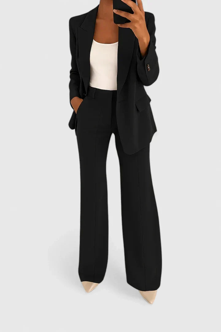 Elegant Two-Piece Suit Set – Office, Casual