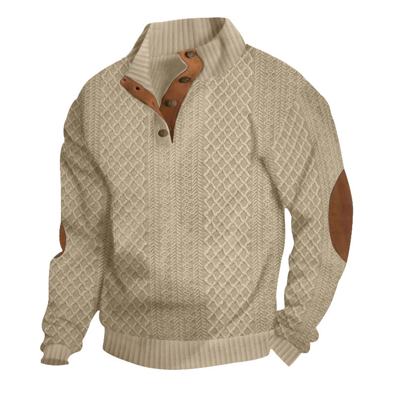 Classic Knitted Sweater for Men | Soft Cotton Blend | Casual Wear | Available in Multiple Colors and Sizes