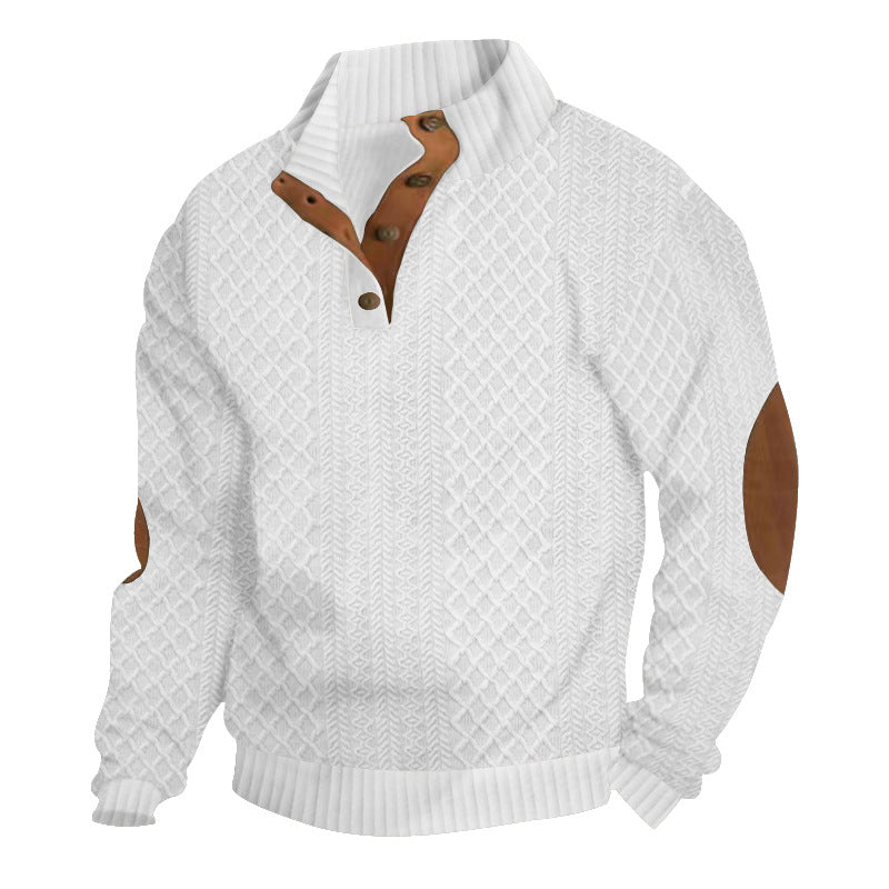 Classic Knitted Sweater for Men | Soft Cotton Blend | Casual Wear | Available in Multiple Colors and Sizes