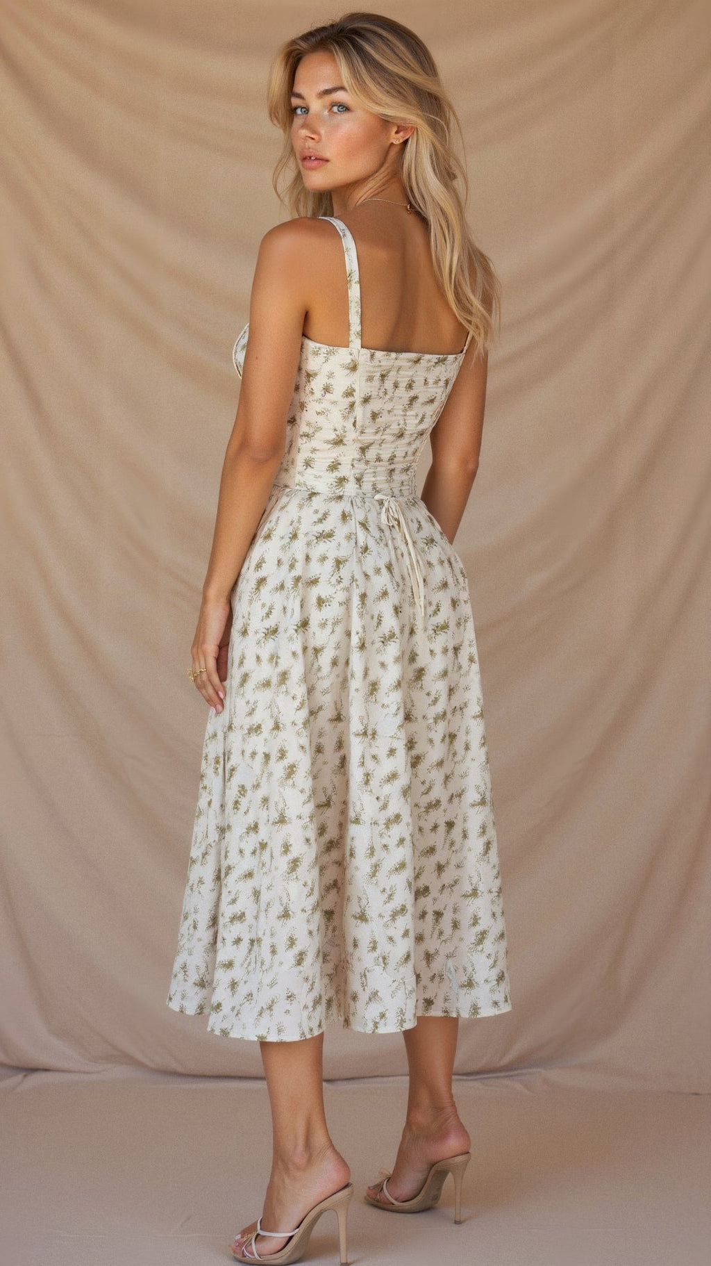 Corset Midi Dress for Women | Elegant Fit | Formal and Special Occasion Wear