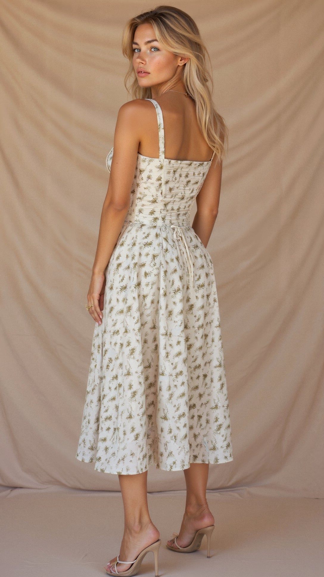 Corset Midi Dress for Women | Elegant Fit | Formal and Special Occasion Wear