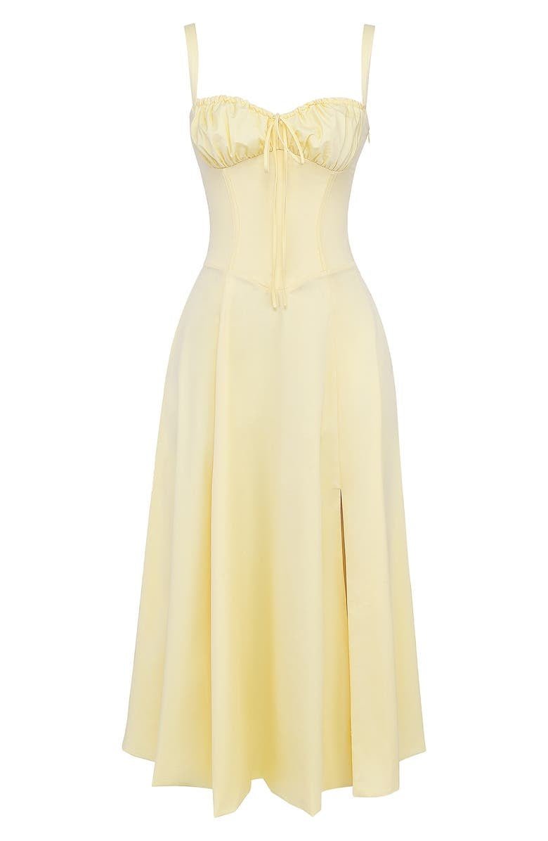 Corset Midi Dress for Women | Elegant Fit | Formal and Special Occasion Wear