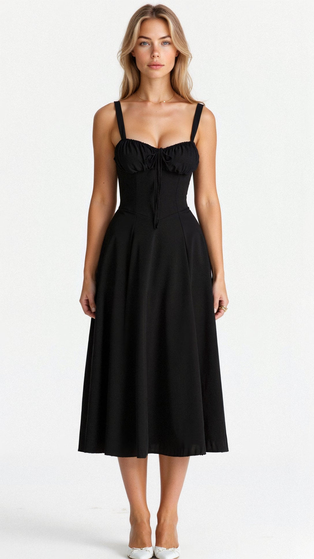Corset Midi Dress for Women | Elegant Fit | Formal and Special Occasion Wear