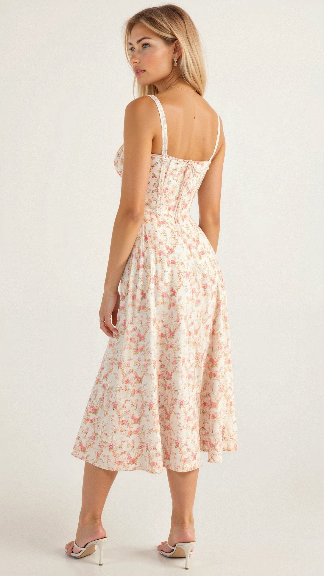 Corset Midi Dress for Women | Elegant Fit | Formal and Special Occasion Wear
