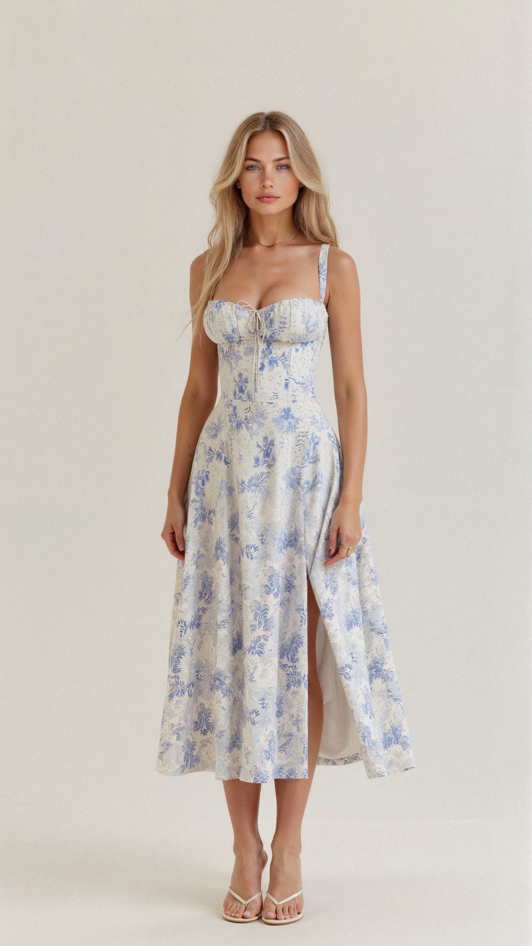 Corset Midi Dress for Women | Elegant Fit | Formal and Special Occasion Wear
