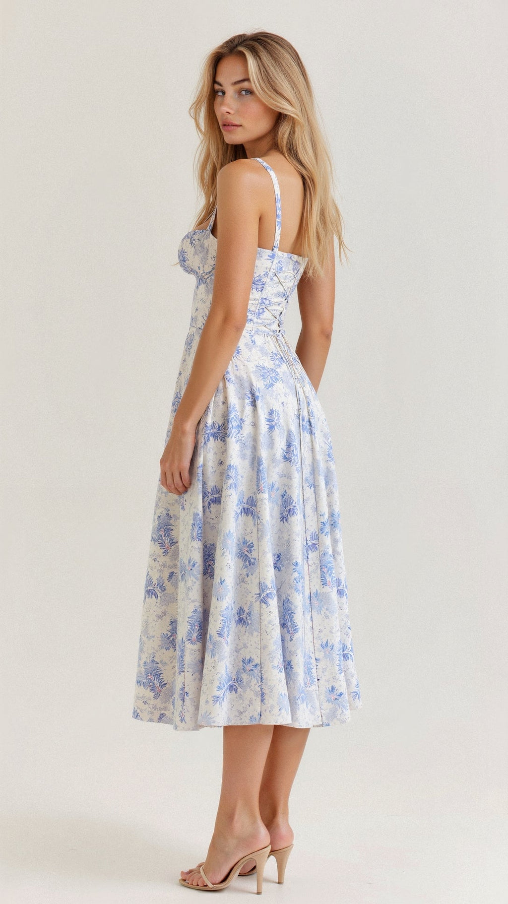 Corset Midi Dress for Women | Elegant Fit | Formal and Special Occasion Wear
