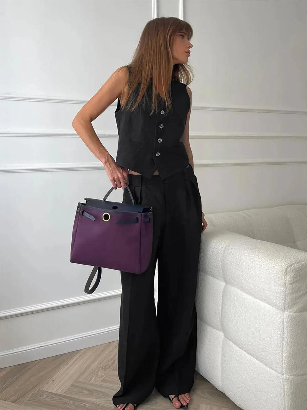 Cotton Linen Casual Two-Piece Outfit for Relaxation and Everyday Wear