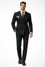 Double Breasted Men's Wedding Guest Suit - Elegant Formal Attire in Classic Fit