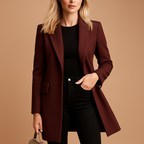 Double-Breasted Women's Trench Coat | Water-Resistant Fabric | Classic Design | Ideal for Spring and Fall Wear
