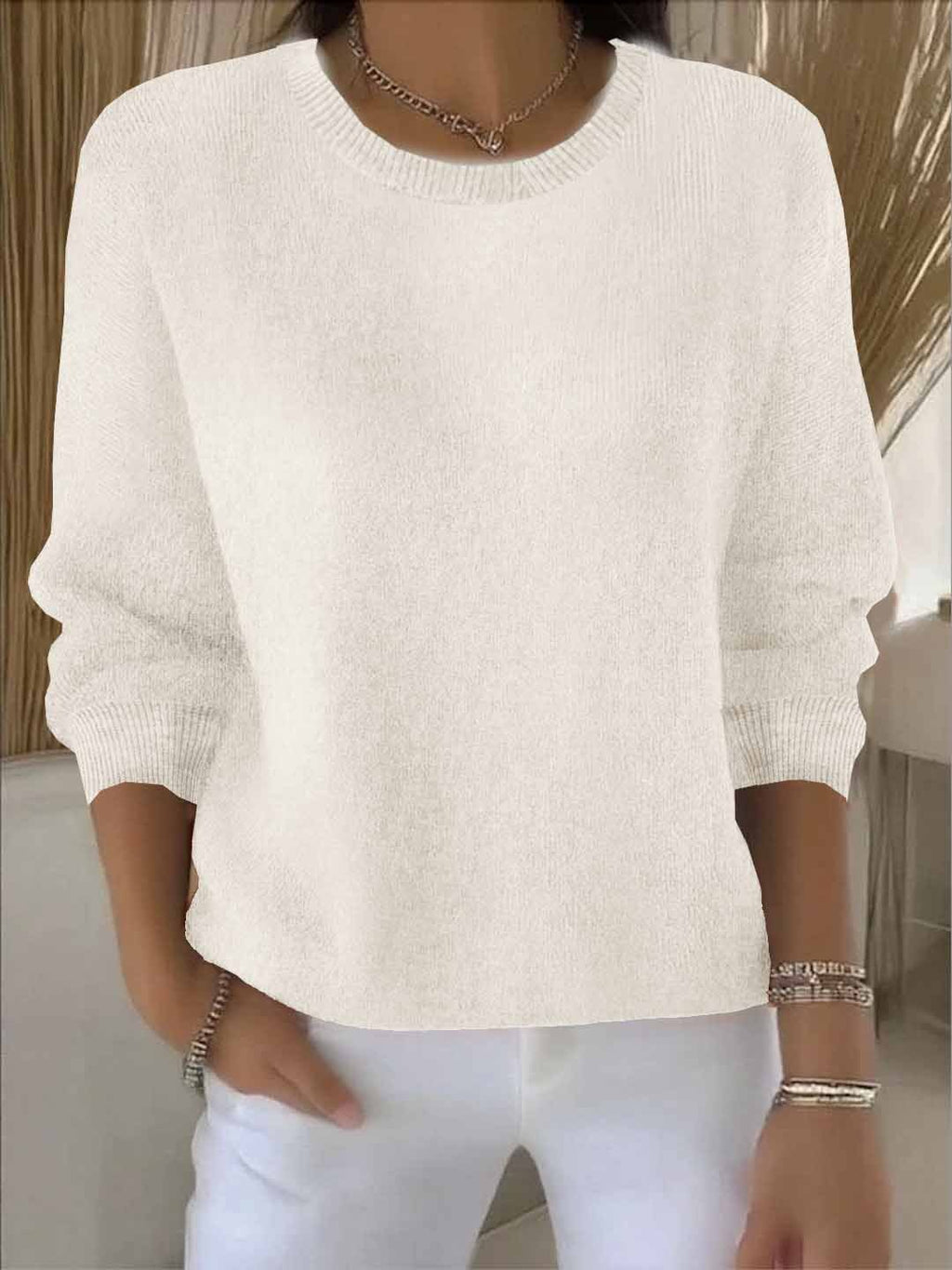 Sophisticated Jumper for women's Casual Wear, Stylish Layering