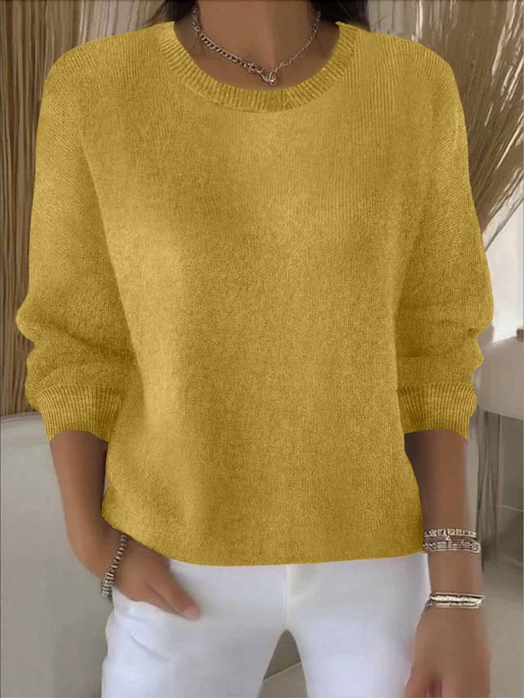 Sophisticated Jumper for women's Casual Wear, Stylish Layering