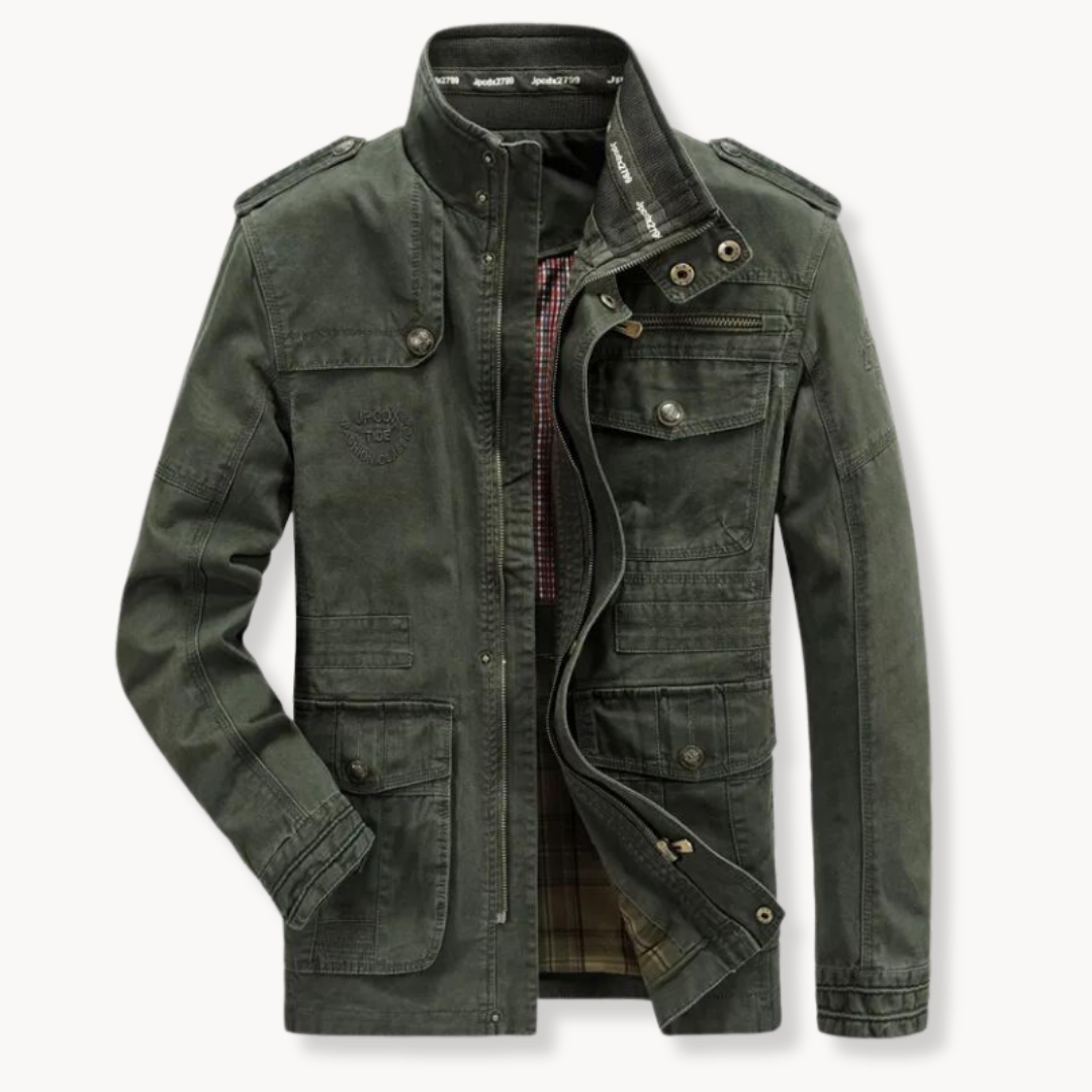 Rugged Explorer Cargo Jacket – Outdoor Adventure, Casual Wear
