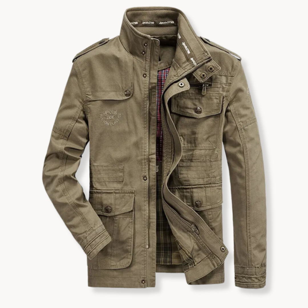 Rugged Explorer Cargo Jacket – Outdoor Adventure, Casual Wear