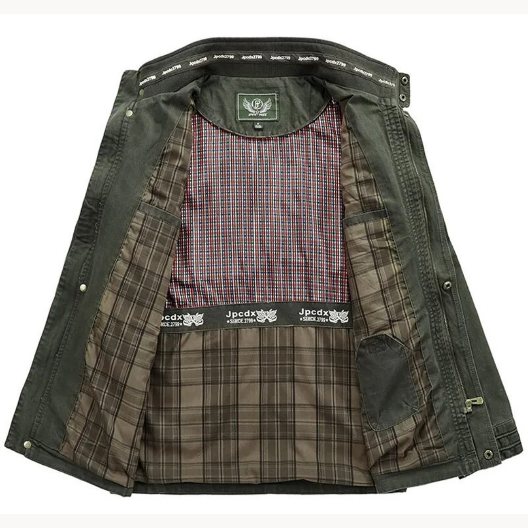Rugged Explorer Cargo Jacket – Outdoor Adventure, Casual Wear