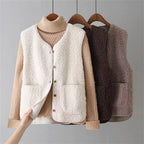 Luxe Fleece Gilet – Casual Wear, Layering