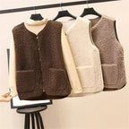 Luxe Fleece Gilet – Casual Wear, Layering