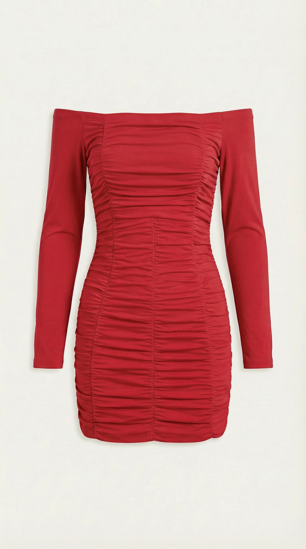 Figure-Hugging Mini Dress in Stretch Fabric - Elegant Evening Wear for Parties and Special Occasions