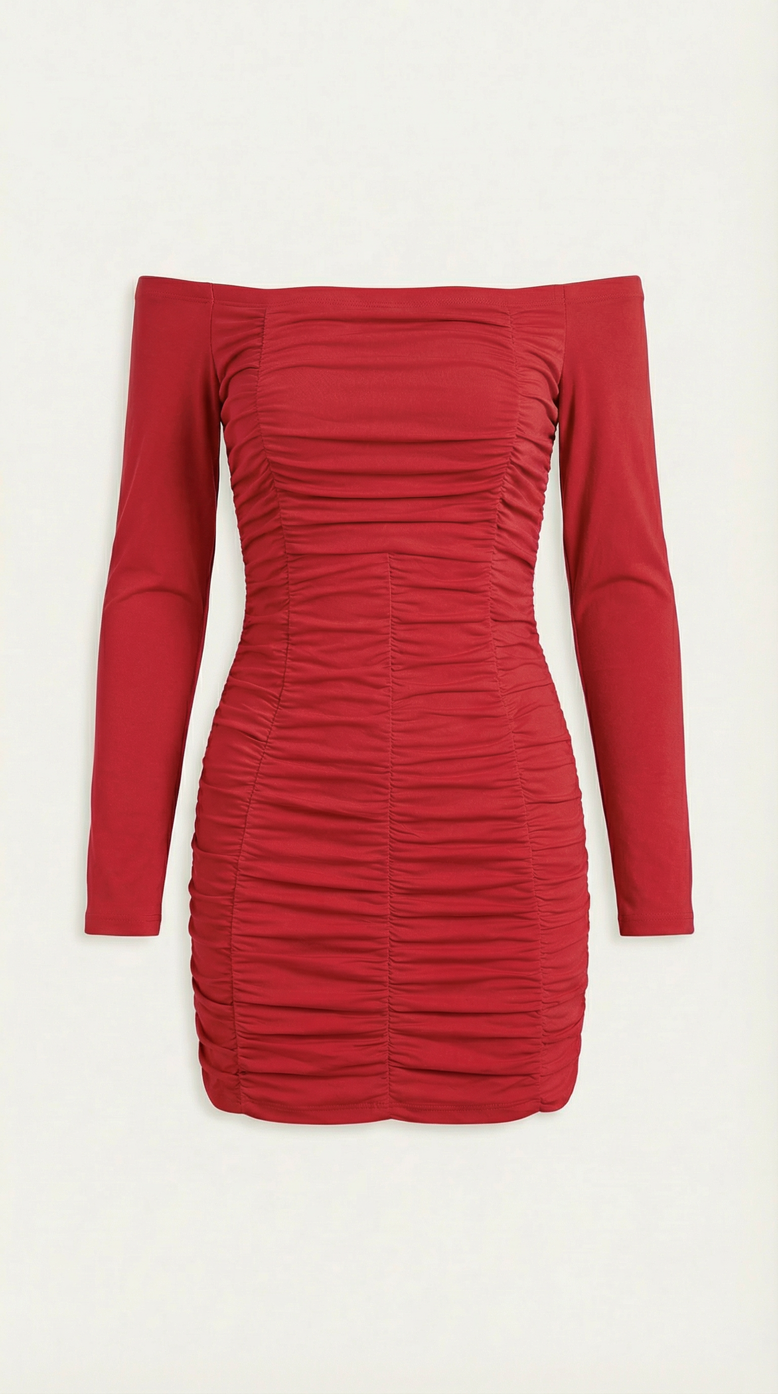 Figure-Hugging Mini Dress in Stretch Fabric - Elegant Evening Wear for Parties and Special Occasions