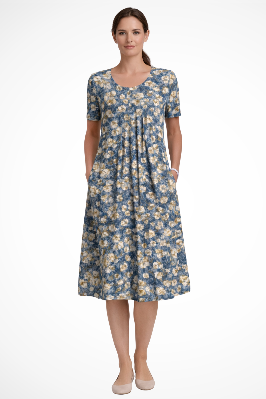 Floral Maxi Summer Dress | Short Sleeve | Perfect for Festive Occasions