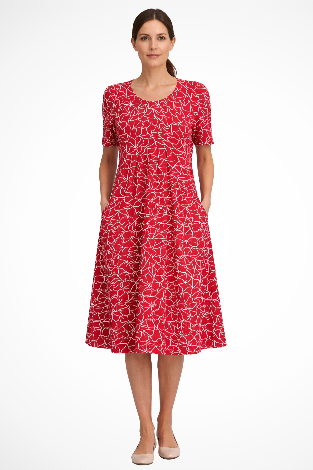 Floral Maxi Summer Dress | Short Sleeve | Perfect for Festive Occasions