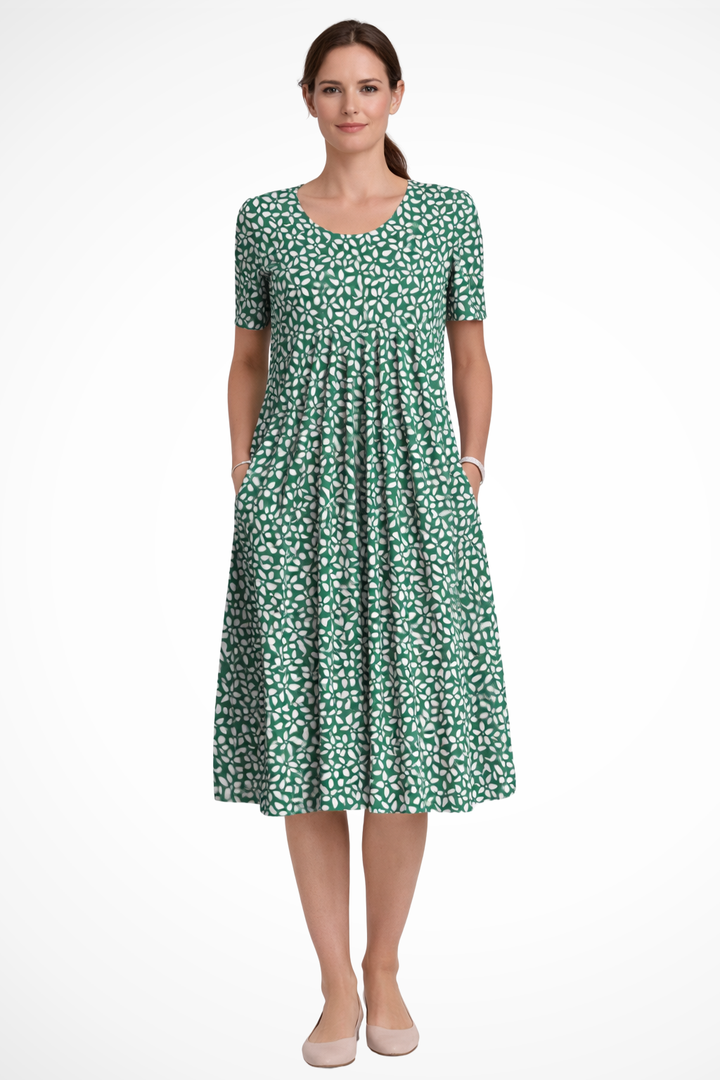 Floral Maxi Summer Dress | Short Sleeve | Perfect for Festive Occasions