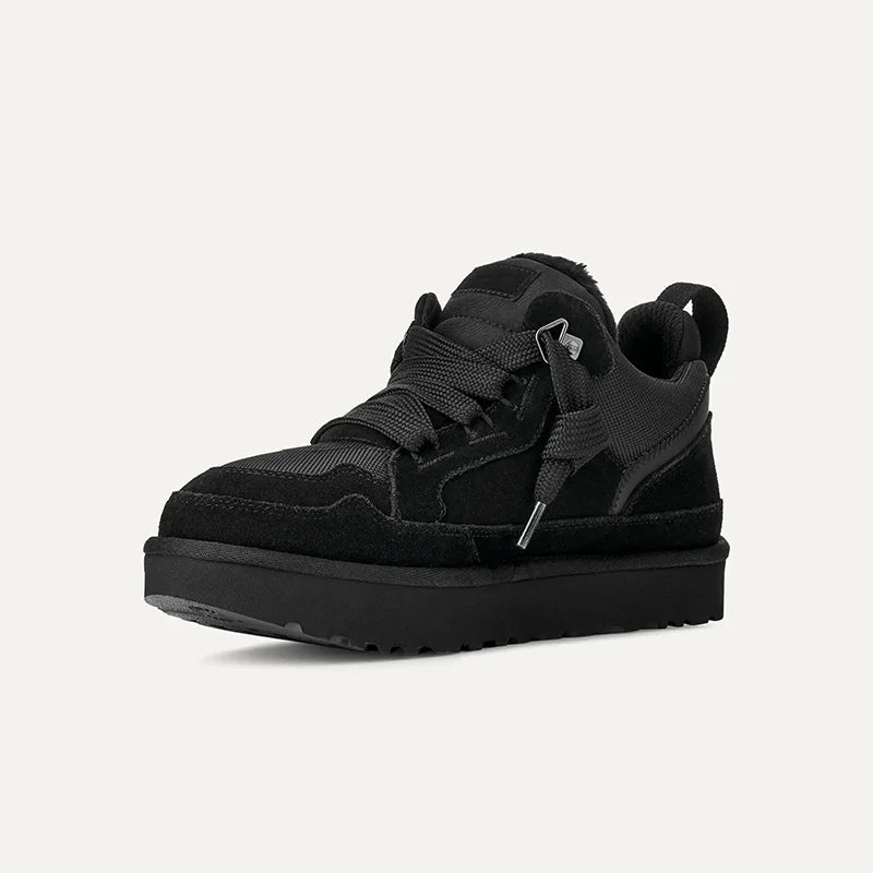 Women's Winter Sneakers Suede with Platform Sole – Casual, Outdoor