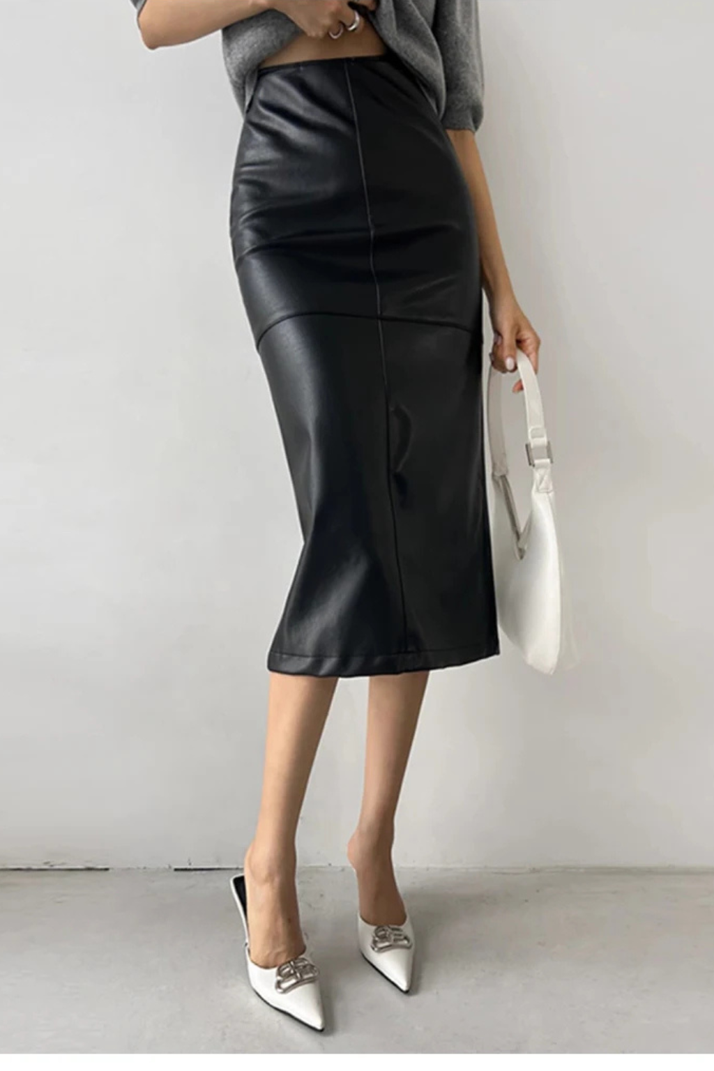 High Waist Midi Skirt for Women | Elegant Design | Versatile Fashion Piece