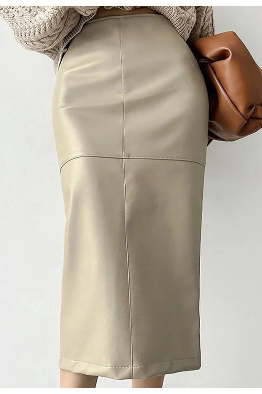 High Waist Midi Skirt for Women | Elegant Design | Versatile Fashion Piece