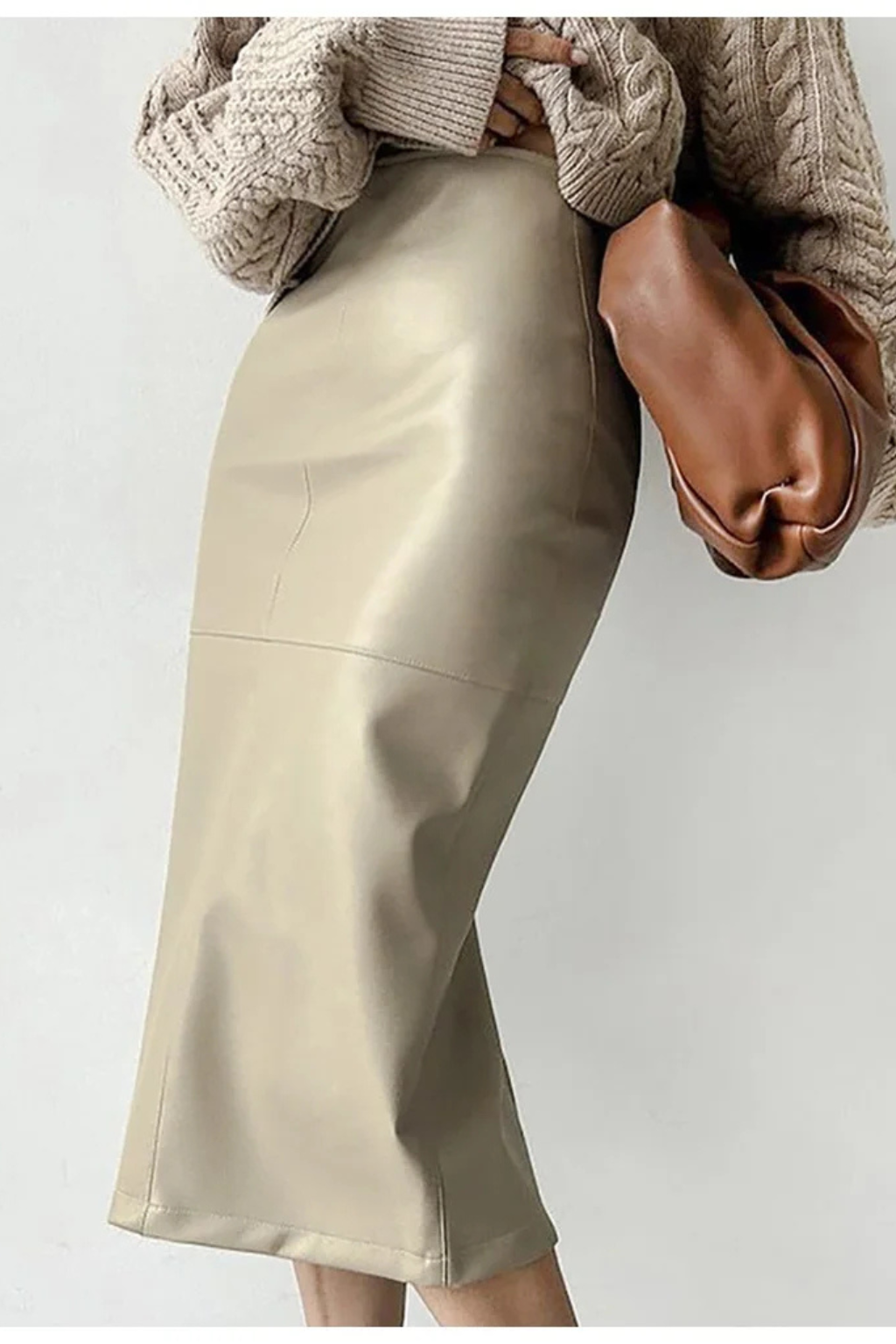 High Waist Midi Skirt for Women | Elegant Design | Versatile Fashion Piece