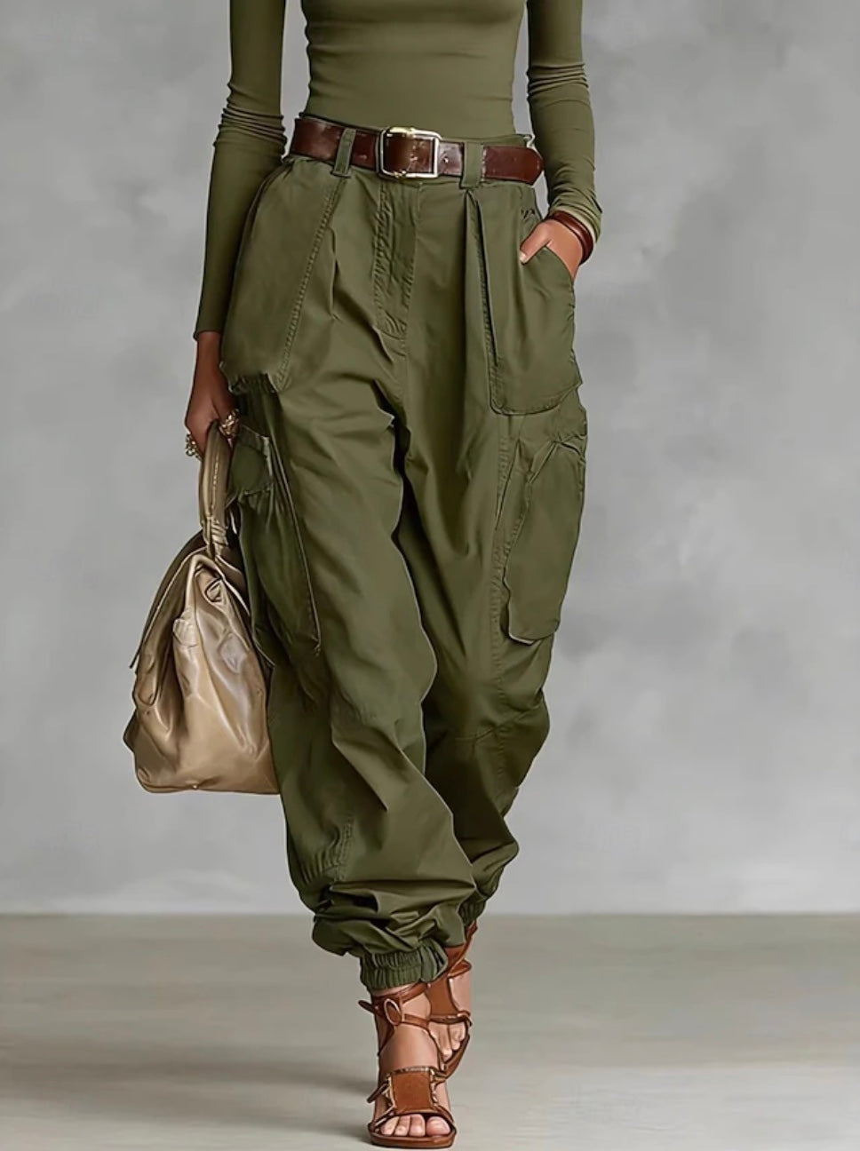 Multi-Pocket Cargo Pants – Casual Wear, Outdoor Activities