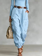 Multi-Pocket Cargo Pants – Casual Wear, Outdoor Activities