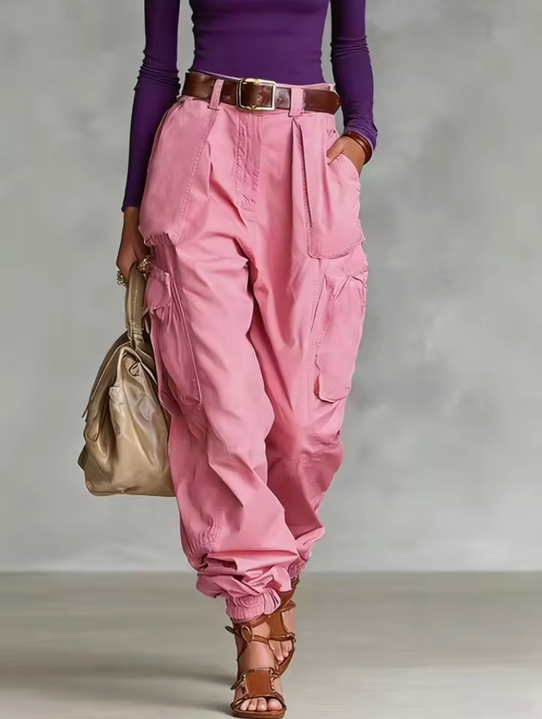 Multi-Pocket Cargo Pants – Casual Wear, Outdoor Activities