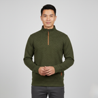 Insulated Fleece Jacket with Zip Neck - Breathable Layer for Hiking in Cool Weather
