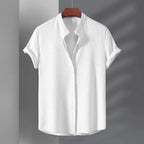 Italian Cotton Dress Shirt for Men - Classic Fit, Casual or Formal Wear